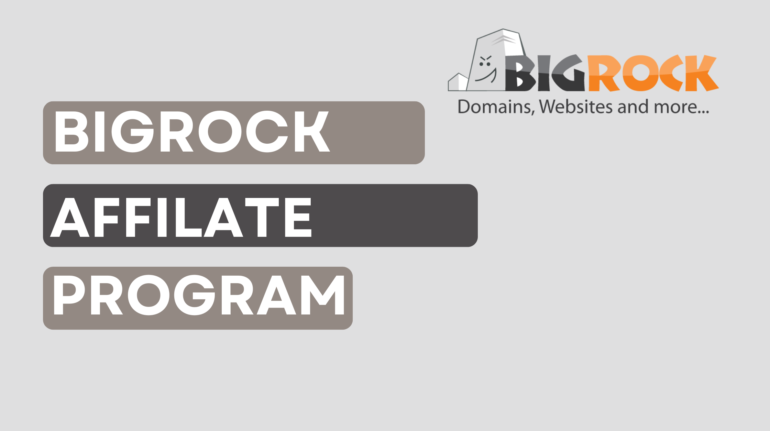 Bigrock affiliate program